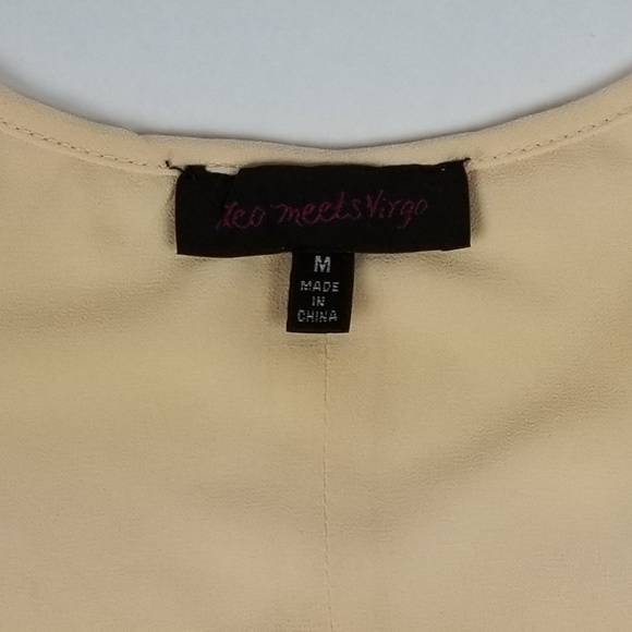 Leo Meets Virgo Racer Back Two-Tone Tank - Picture 3 of 5